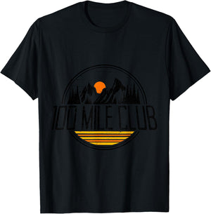 100 Mile Club Run Adventure Fell Ultra Run Trail Running T-Shirt - T-Shirt | Black