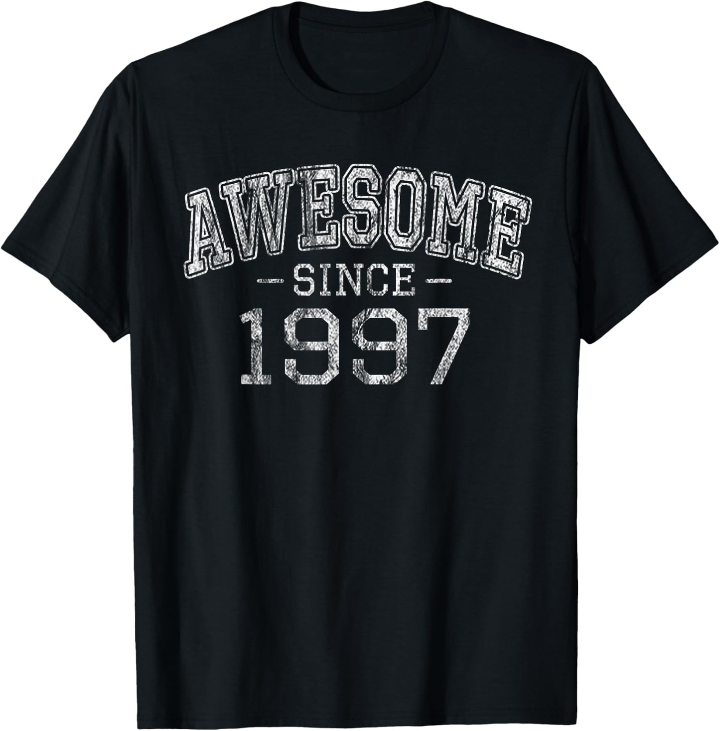 Awesome since 1997 Vintage Style Born in 1997 Birthday Gift T-Shirt - T-Shirt | Black