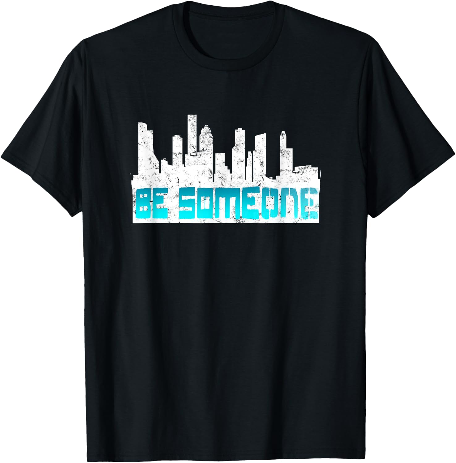 Houston Be someone Bridge Houston Skyline H-Town Be Someone T-Shirt - T-Shirt | Black