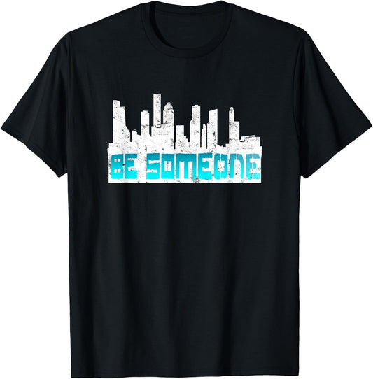 Houston Be someone Bridge Houston Skyline H-Town Be Someone T-Shirt - T-Shirt | Black