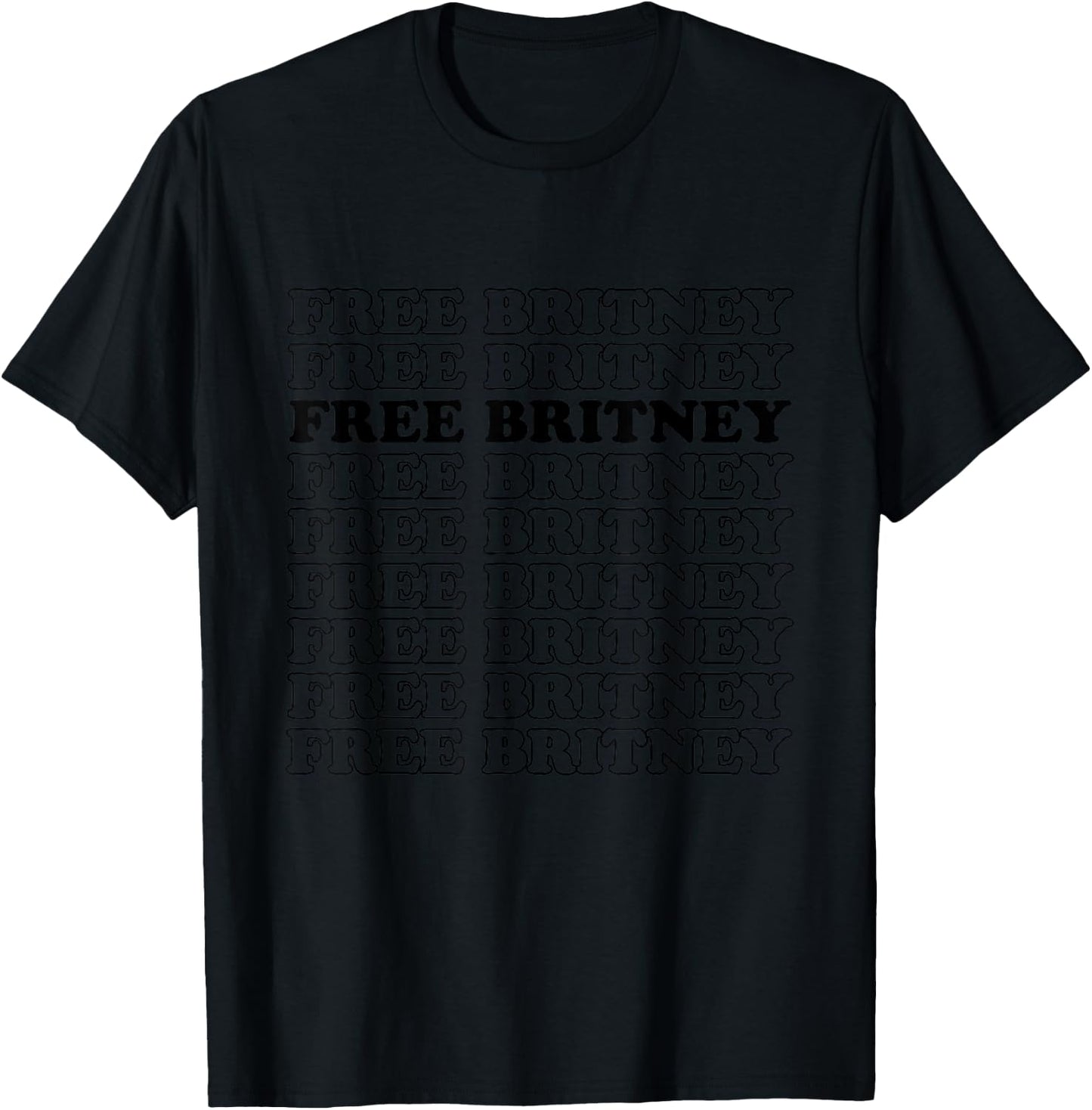 Free Britney #FreeBritney T-Shirt - T-Shirt | Black