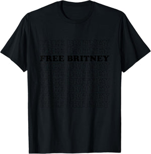 Free Britney #FreeBritney T-Shirt - T-Shirt | Black