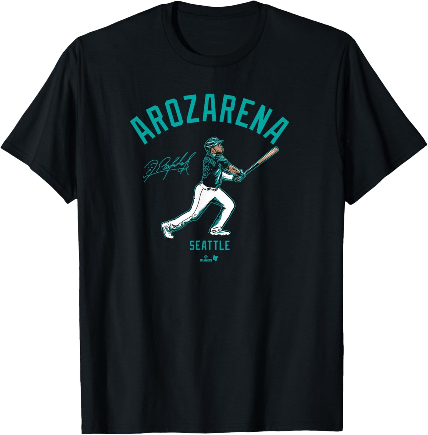 Randy Arozarena - Seattle Swing - Seattle Baseball T-Shirt - T-Shirt | Black