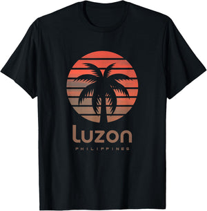 Luzon Philippines Travel Vacation Souvenir T-Shirt - T-Shirt | Black