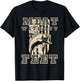Meat Without Feet American Flag Fish Lovers Quote Women Men T-Shirt - T-Shirt | Black