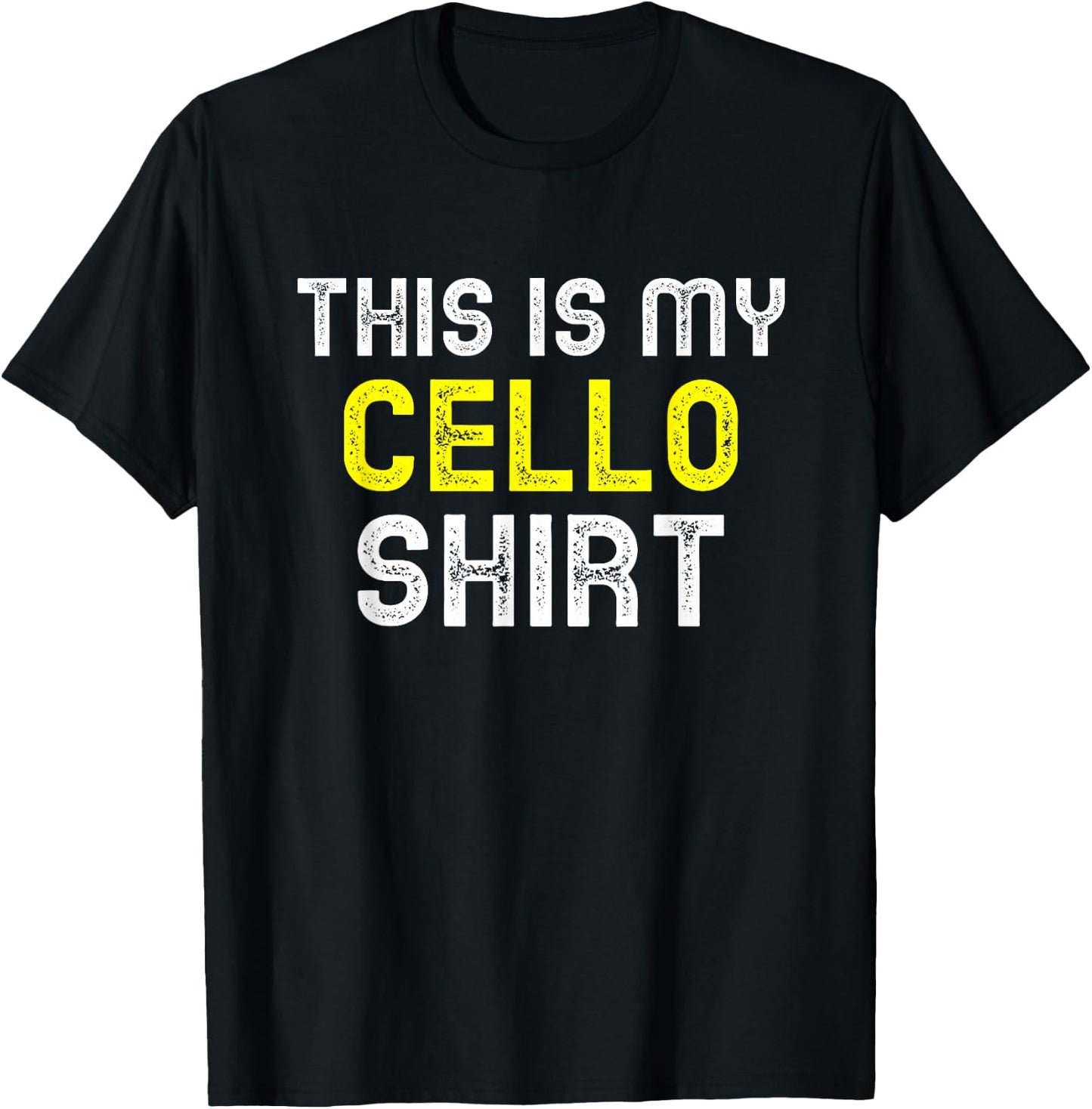 This Is My Cello Funny Player Cool Cellist Gift T-Shirt - T-Shirt | Black