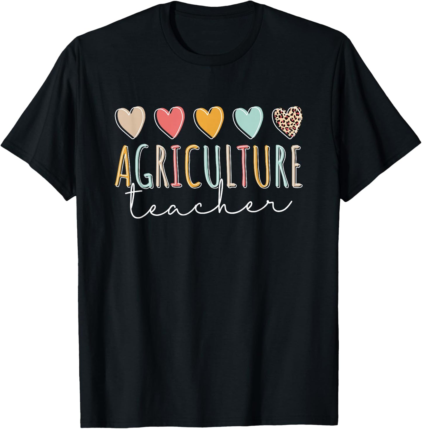 AG Teacher Future Farmer Agriculture Teacher T-Shirt - T-Shirt | Black