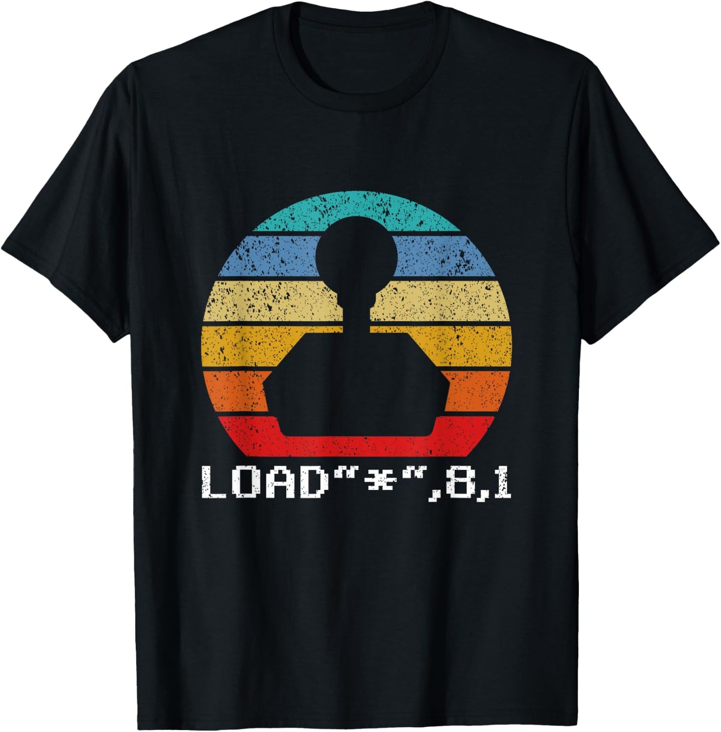 LOAD C64 Retro Gamer T-Shirt - T-Shirt | Black