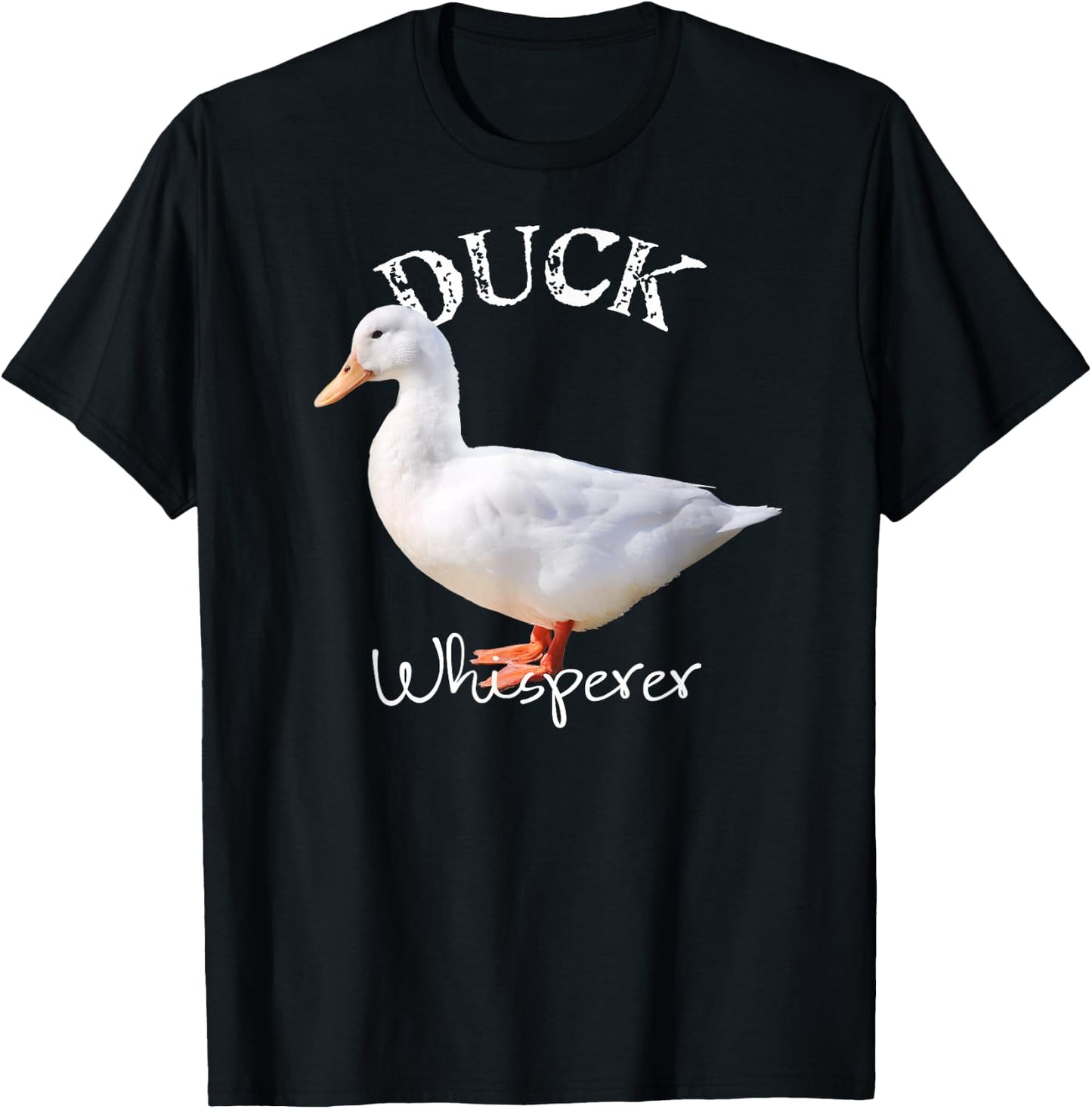 Duck Whisperer Shirt Pekin Duck Shirt I love Ducks T-Shirt - T-Shirt | Black