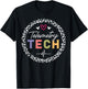 Telemetry Technician Heart Leopard T-Shirt - T-Shirt | Black