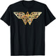DC Comics Wonder Woman Superhero Comic Fill Logo T-Shirt - T-Shirt | Black