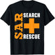 Search And Rescue Team SAR Emergency Response T-Shirt - T-Shirt | Black