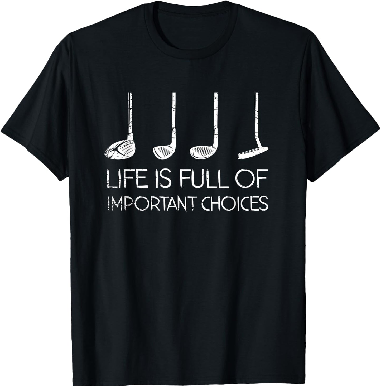 Golfing Men Sports Funny Golfer Fathers Day Gift Golf T-Shirt - T-Shirt | Black