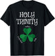 Christian St Patricks Day - Shamrock Holy Trinity T-Shirt - T-Shirt | Black