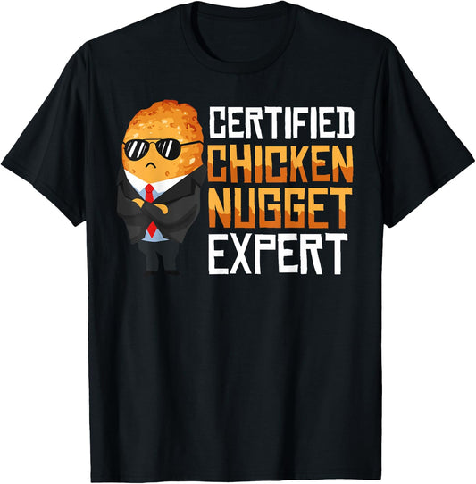Cool Deep Fried Tenders Wings Food Quote Designs Chicken Nugget Gift Women Nug Life Chix Lovers T-Shirt - T-Shirt | Black