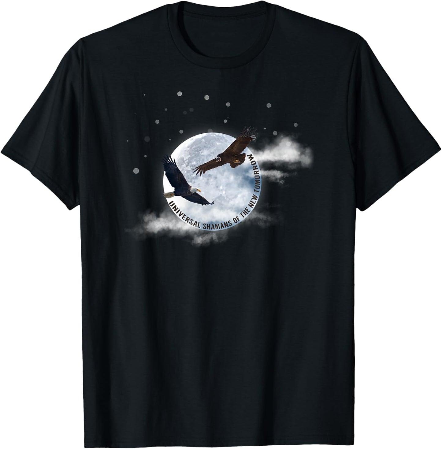 Eagle Condor Prophecy Spiritual Shamanic T-Shirt - T-Shirt | Black