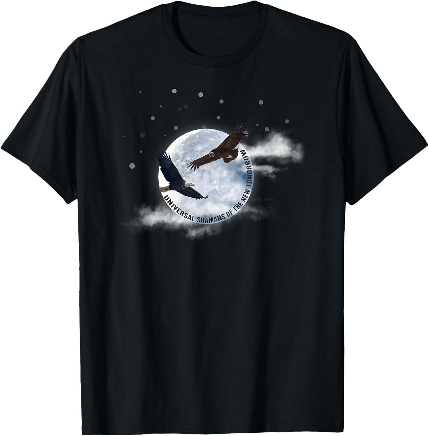 Eagle Condor Prophecy Spiritual Shamanic T-Shirt - T-Shirt | Black