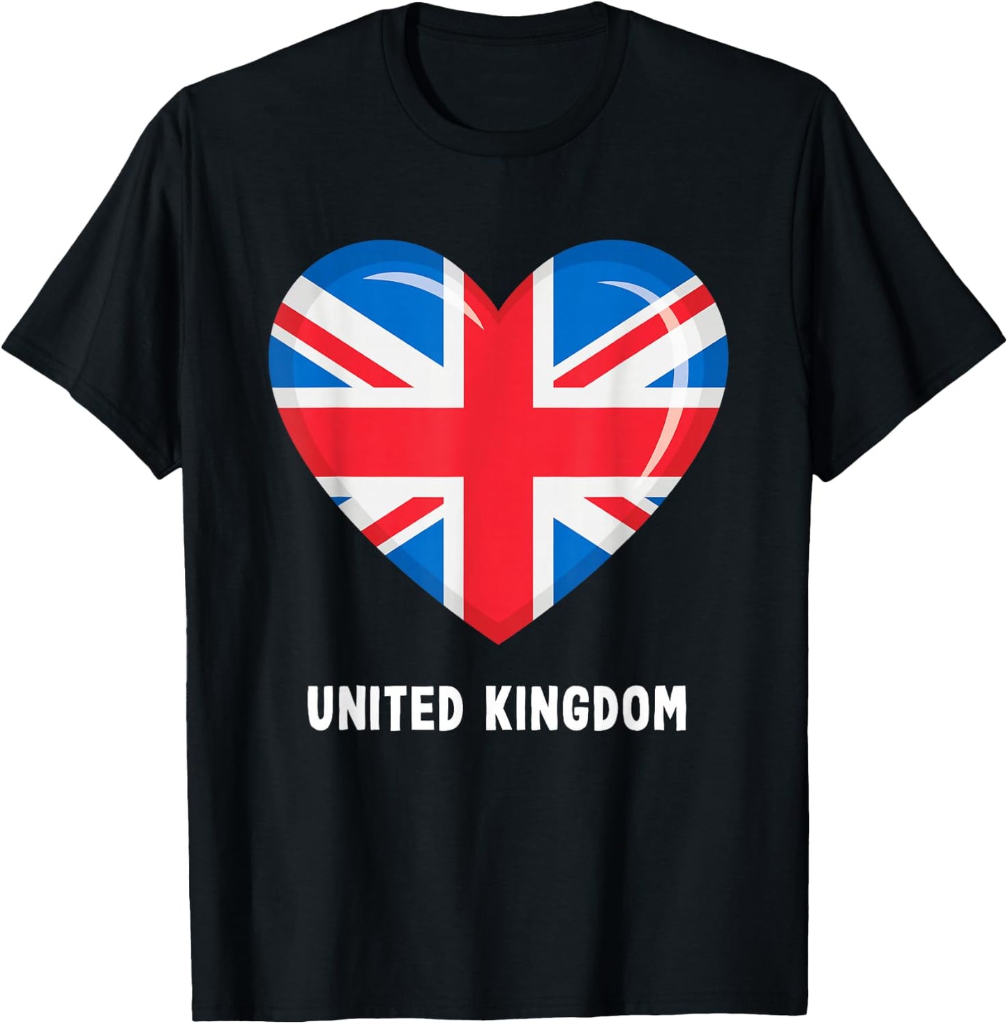 United Kingdom Flag Shirt | British T-Shirt - T-Shirt | Black