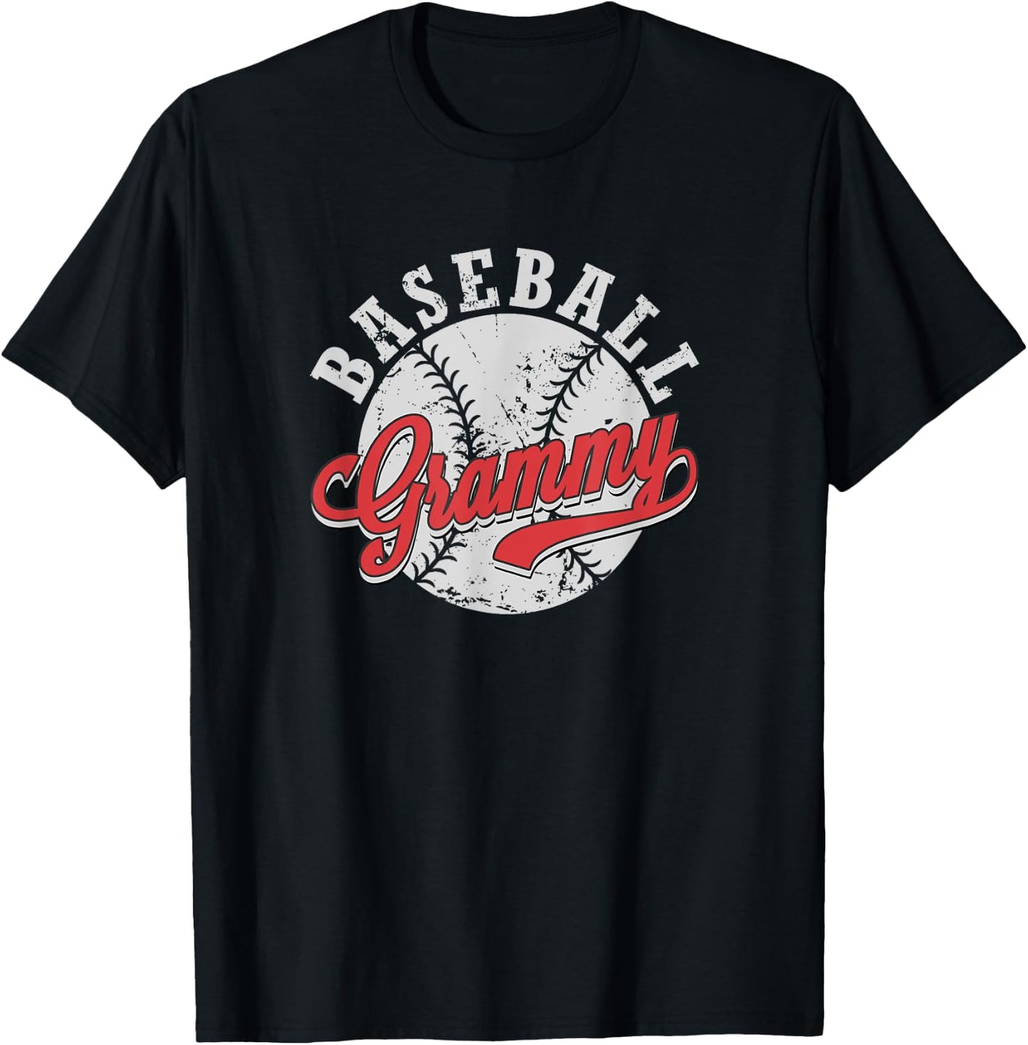 Baseball Grammy T-Shirt - T-Shirt | Black