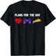 Plans for the Day - Petting Dogs Play Video Games and Pizza T-Shirt - T-Shirt | Black