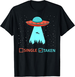 Alien Space Spaceship Space UFO Funny Alien T-Shirt - T-Shirt | Black