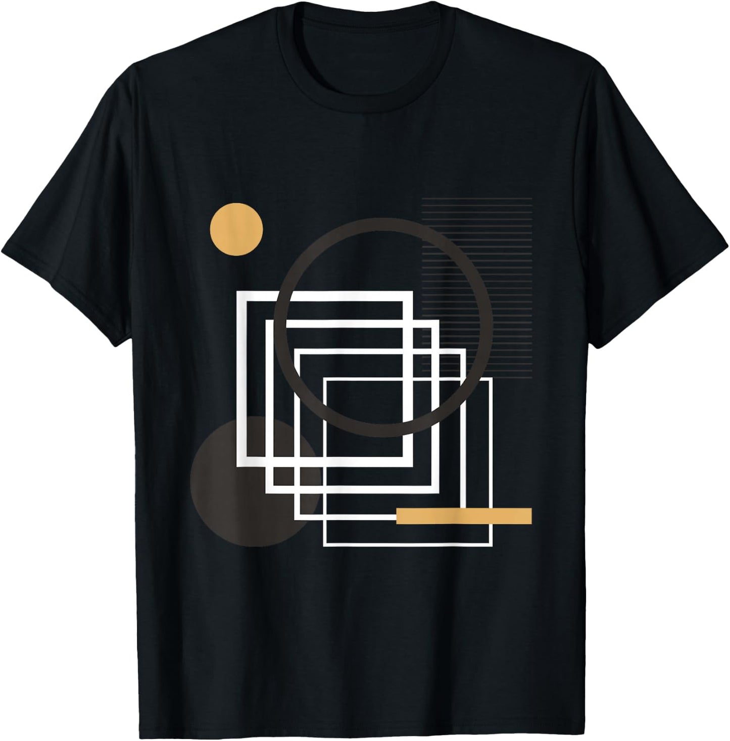Abstract/Modern Art Design - Women Men Abstract T-Shirt - T-Shirt | Black