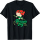 DC Comics Earth Day Poison Ivy with Vines Cartoon Style T-Shirt - T-Shirt | Black