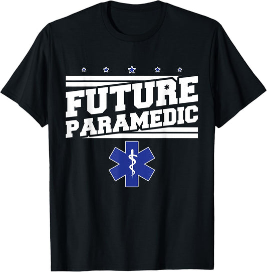 EMS Emergency Future Paramedic Student Ambulance T-Shirt - T-Shirt | Black