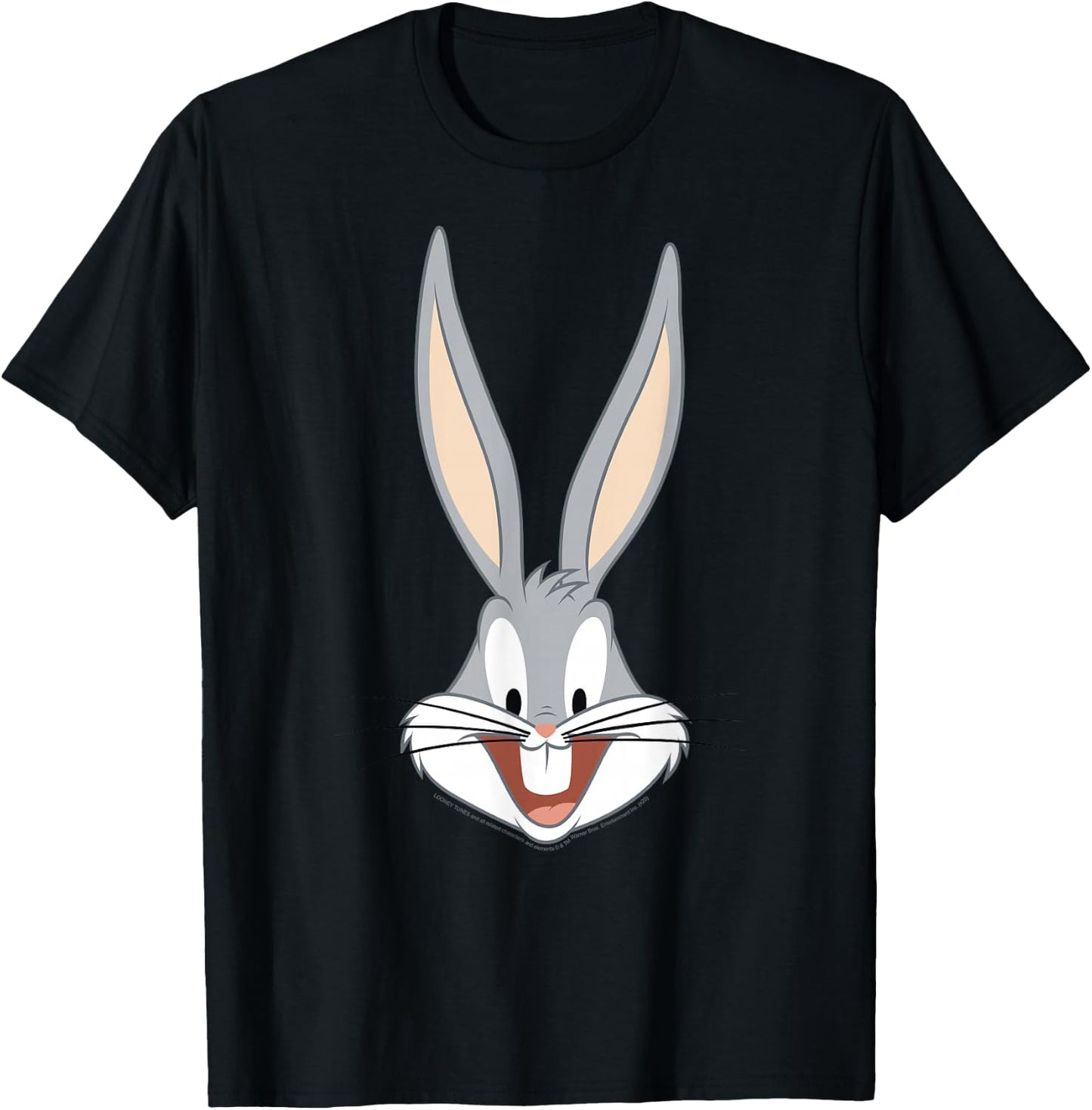 Looney Tunes Bug Bunny Big Face T-Shirt - T-Shirt | Black