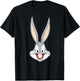 Looney Tunes Bug Bunny Big Face T-Shirt - T-Shirt | Black