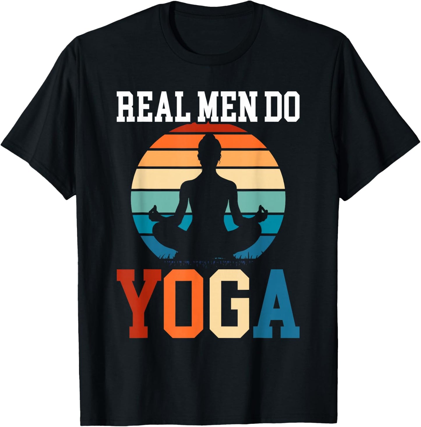 Funny Yoga Design Boys Yoga Pose Meditation Lovers T-Shirt - T-Shirt | Black