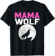 Mama Wolf T-Shirt - T-Shirt | Black