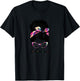 Messy Hair Bun Gammy Life Wink Eye Tie Dye Mothers Day T-Shirt - T-Shirt | Black
