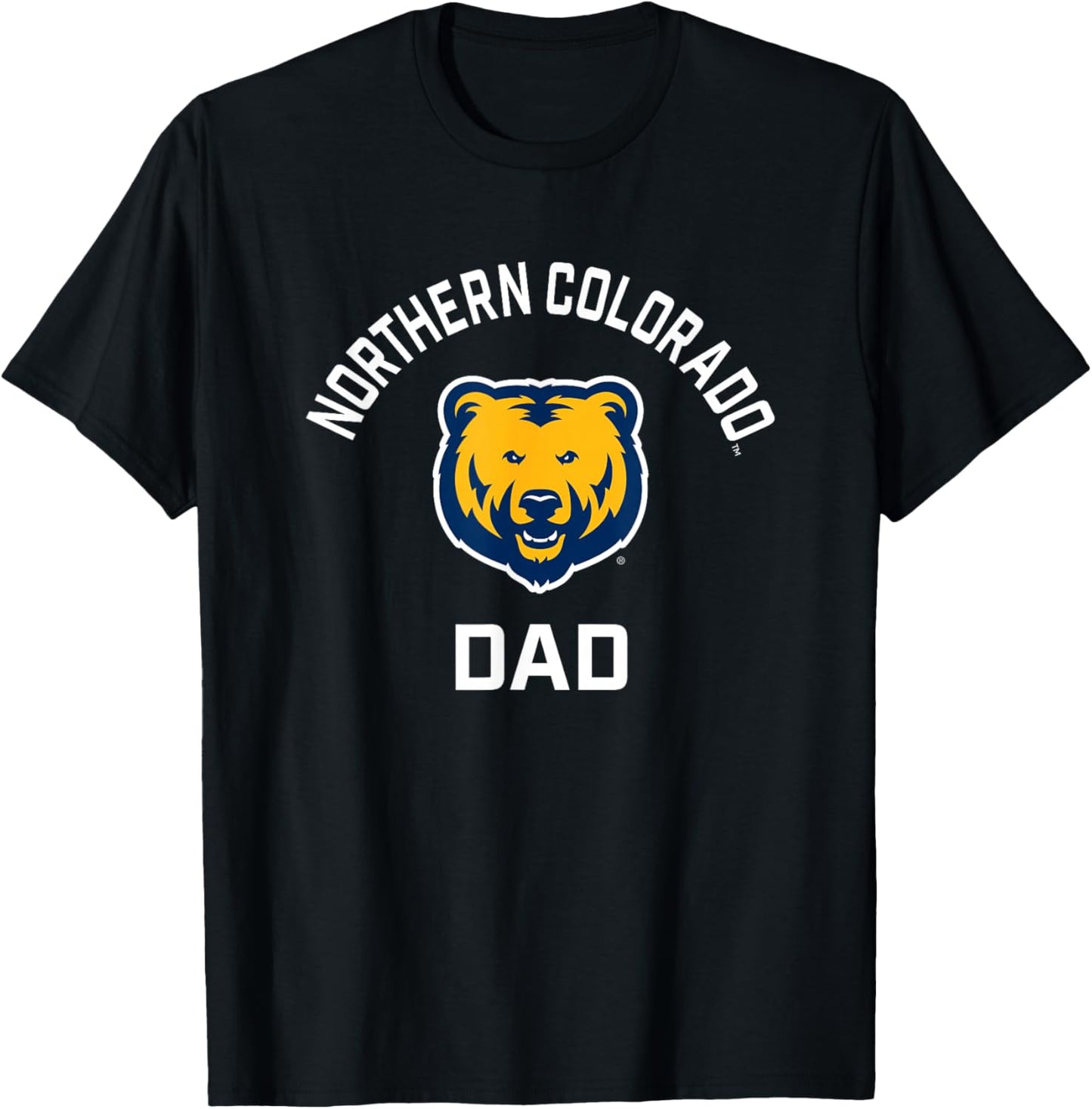University of Northern Colorado Bears Arched Dad T-Shirt - T-Shirt | Black