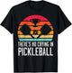 Theres No Crying In Pickleball Pickle Ball Men Women Kids T-Shirt - T-Shirt | Black