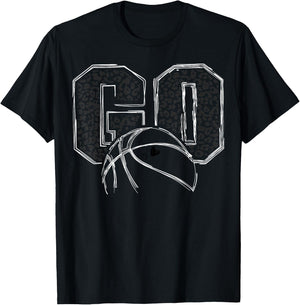 Go Basketball Leopard T-Shirt - T-Shirt | Black