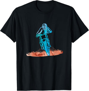 Dirt Bike Riding - MX Motocross Supercross T-Shirt - T-Shirt | Black