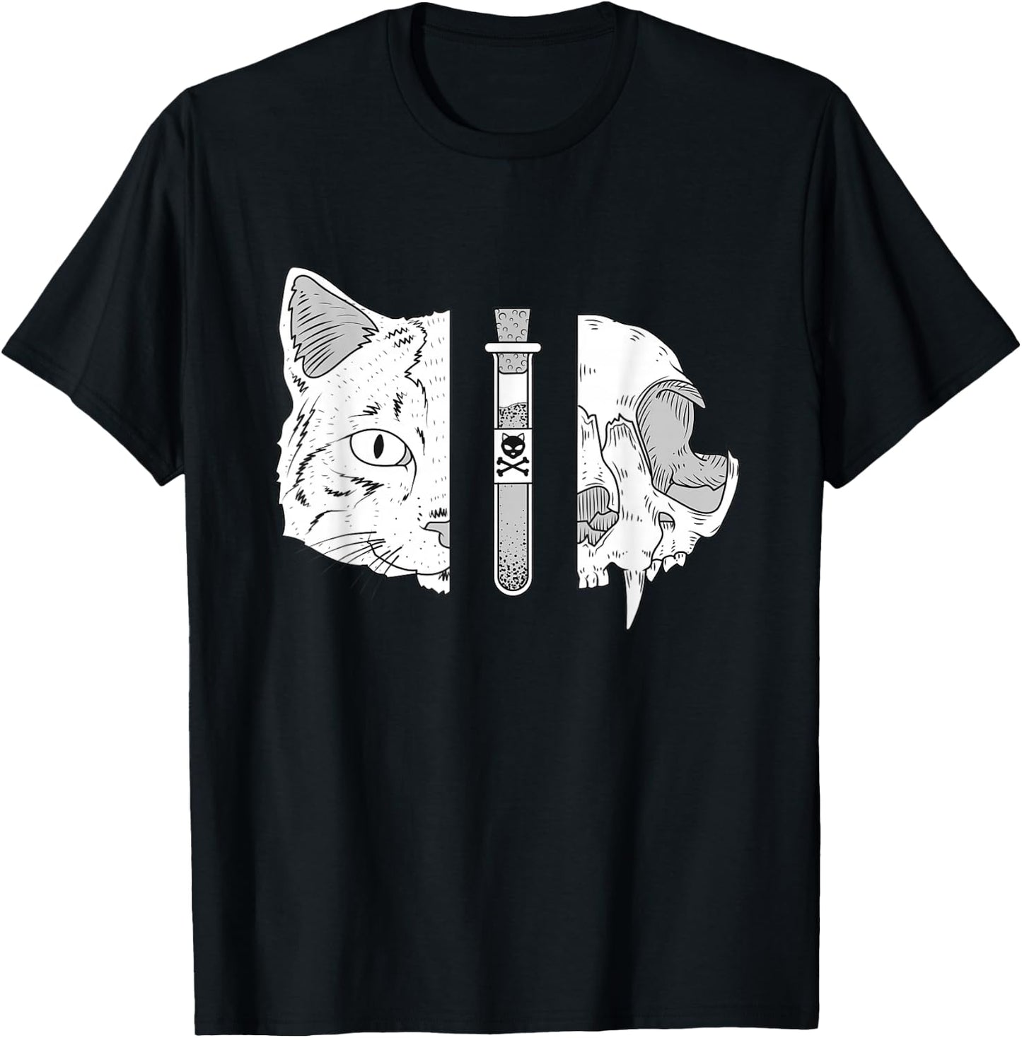 Physics - Science Student Physicist Schrodingers Cat T-Shirt - T-Shirt | Black