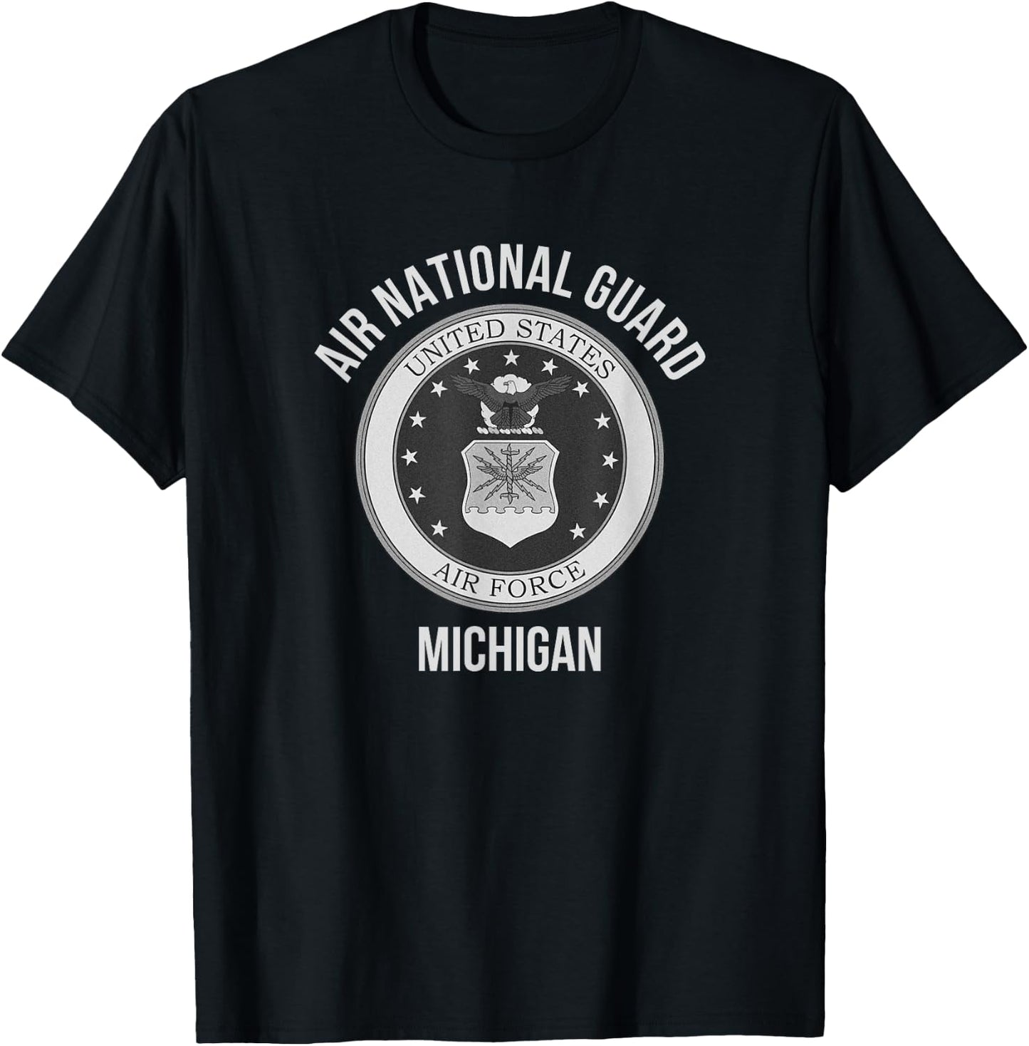 Michigan Air National Guard T-Shirt - T-Shirt | Black