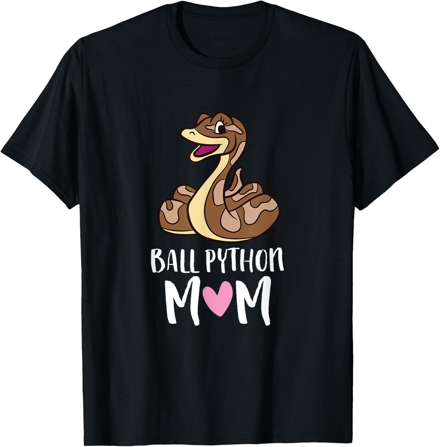Ball Python Mom Snake Ball Python T-Shirt - T-Shirt | Black