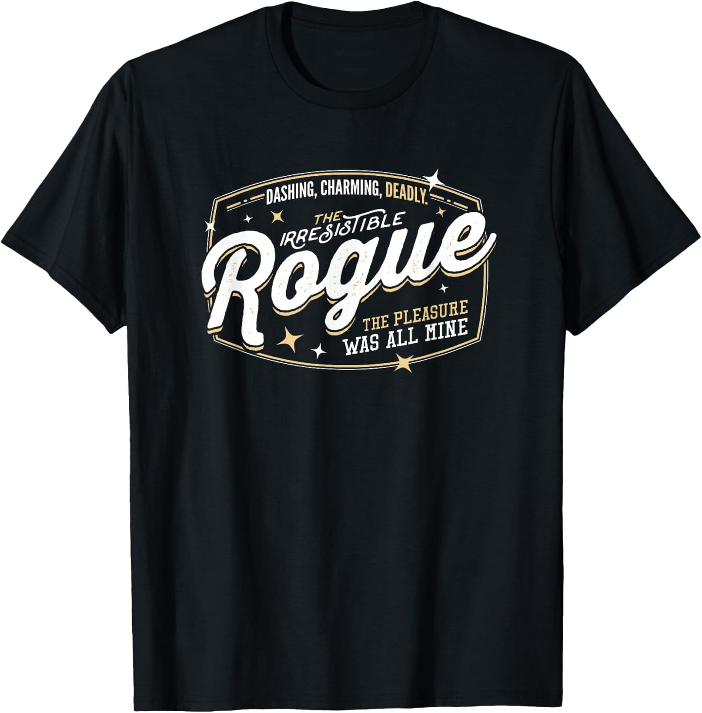 Rogue Class Fantasy RPG Gaming T-Shirt - T-Shirt | Black