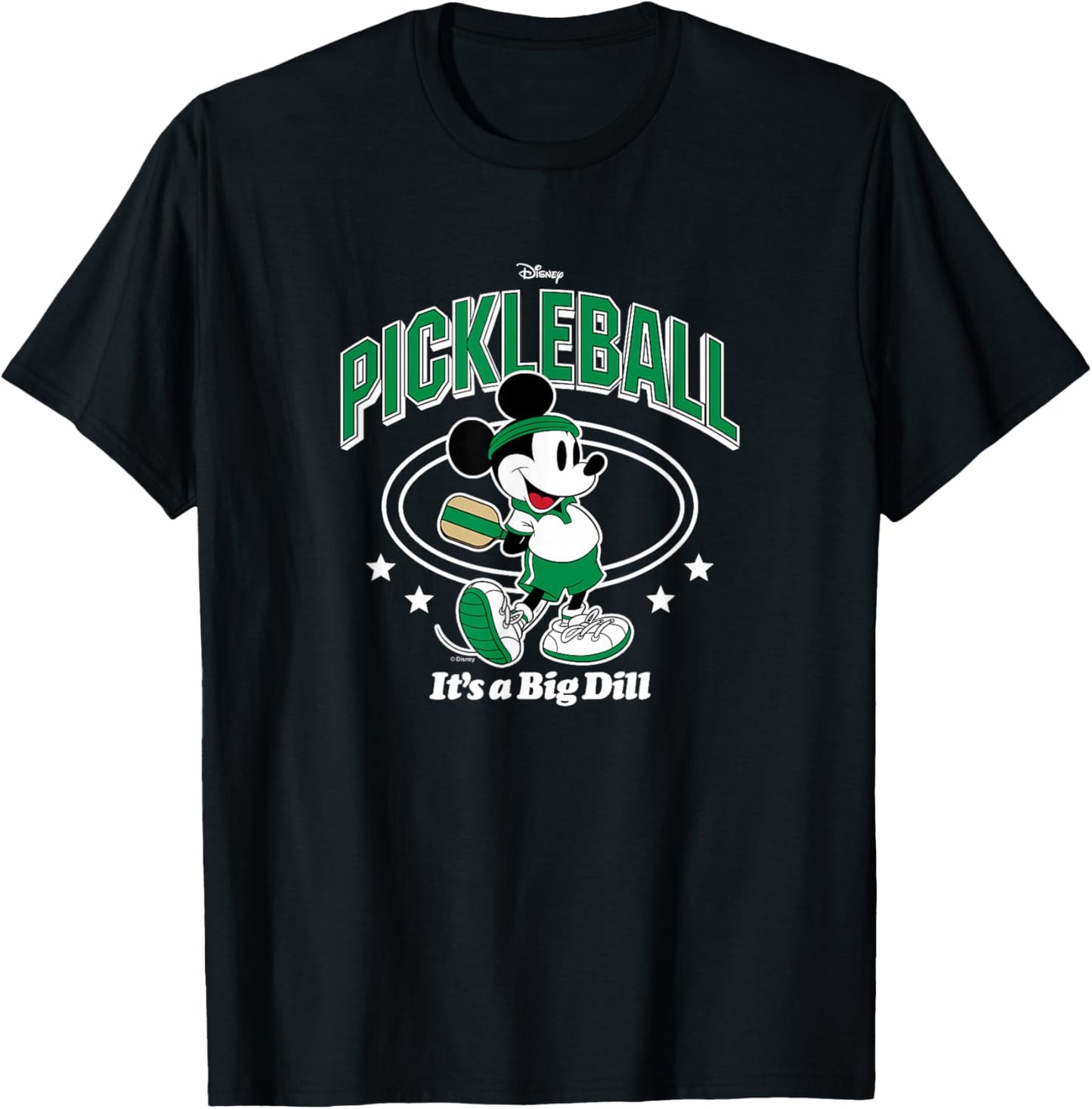 Mickey Mouse - Pickleball It's A Big Deal T-Shirt - T-Shirt | Black