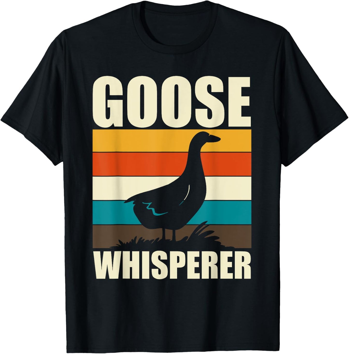 Goose Whisperer Goose T-Shirt - T-Shirt | Black