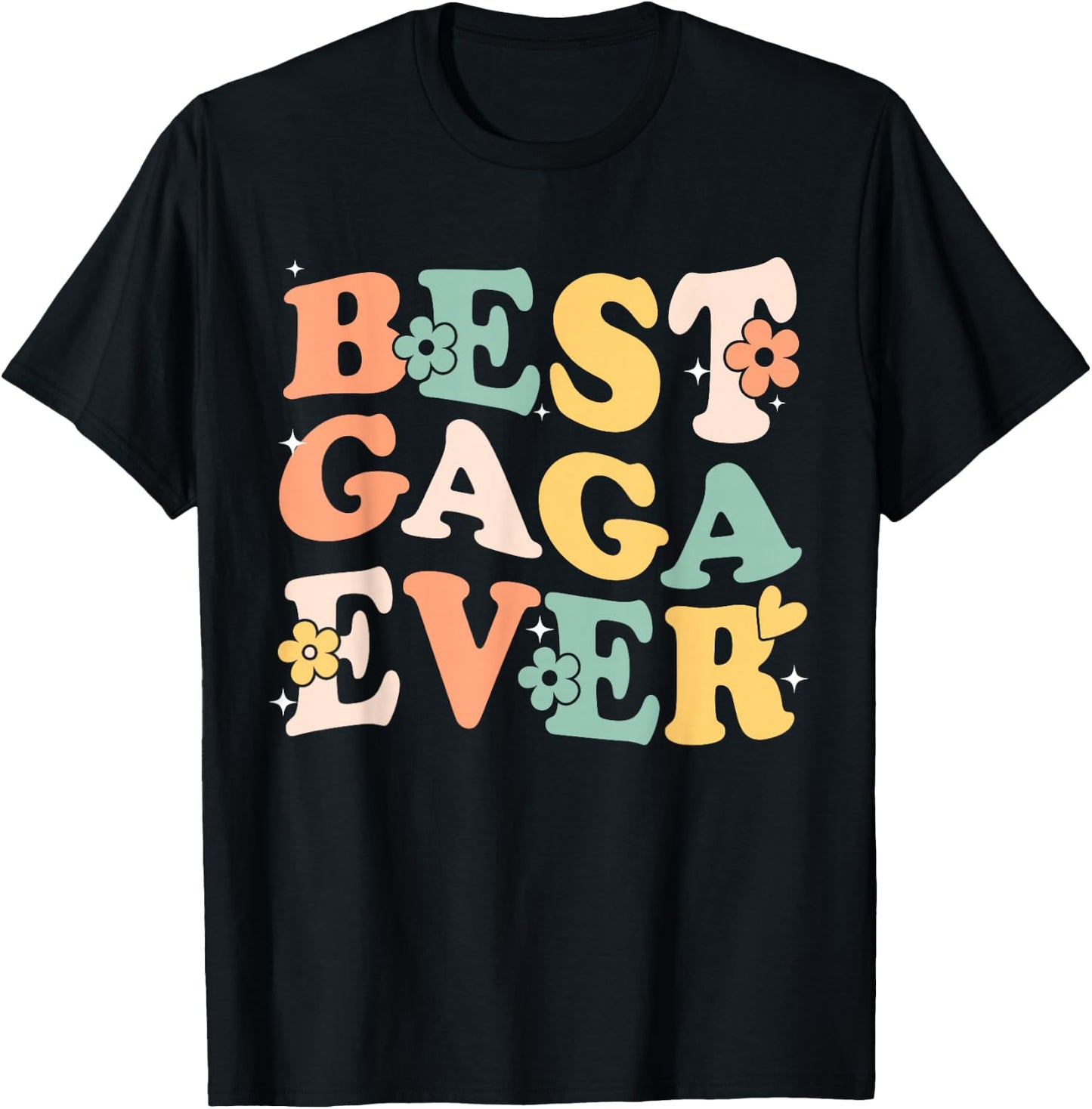 Best Gaga Ever Lovely Vintage Inspired Graphic T-Shirt - T-Shirt | Black