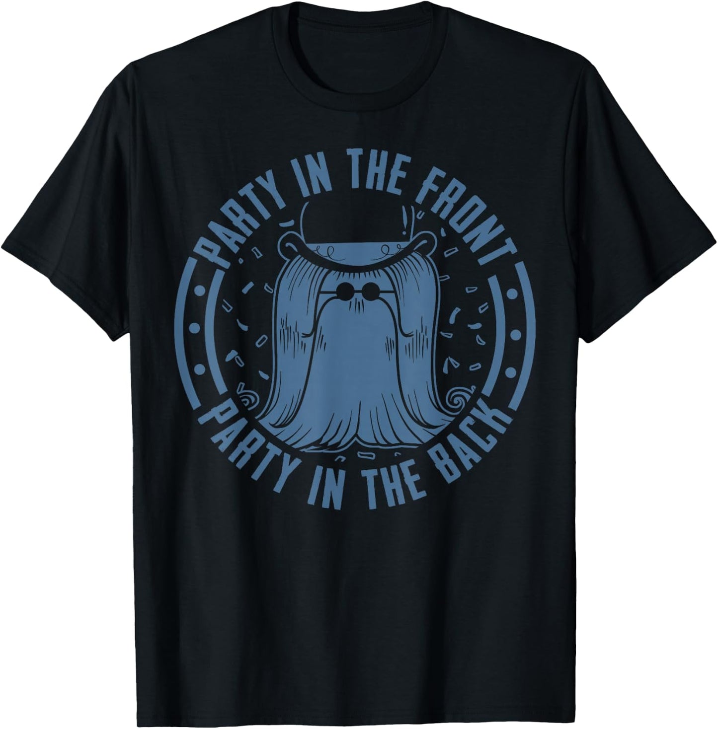 The Addams Family Cousin It Party All Around T-Shirt - T-Shirt | Black