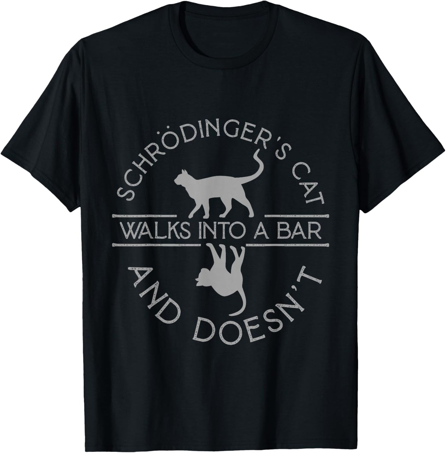 Schrodingers Cat Physics Women Kids T-Shirt - T-Shirt | Black