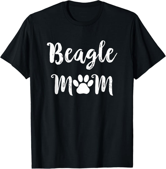 Beagle Mom Dog Beagle Women T-Shirt - T-Shirt | Black