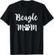 Beagle Mom Dog Beagle Women T-Shirt - T-Shirt | Black