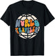World Traveler, Vacation Trip, Travel T-Shirt - T-Shirt | Black