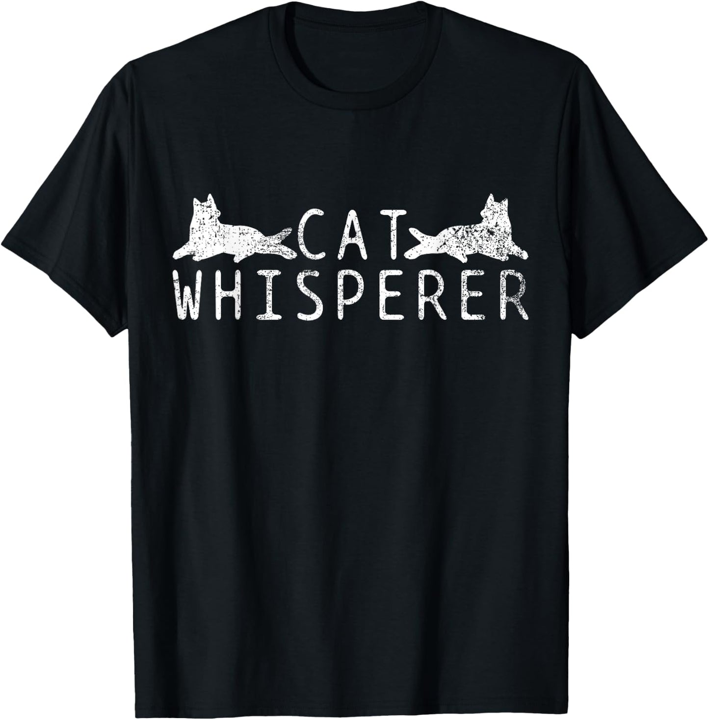 Cat Whisperer T-Shirt - T-Shirt | Black